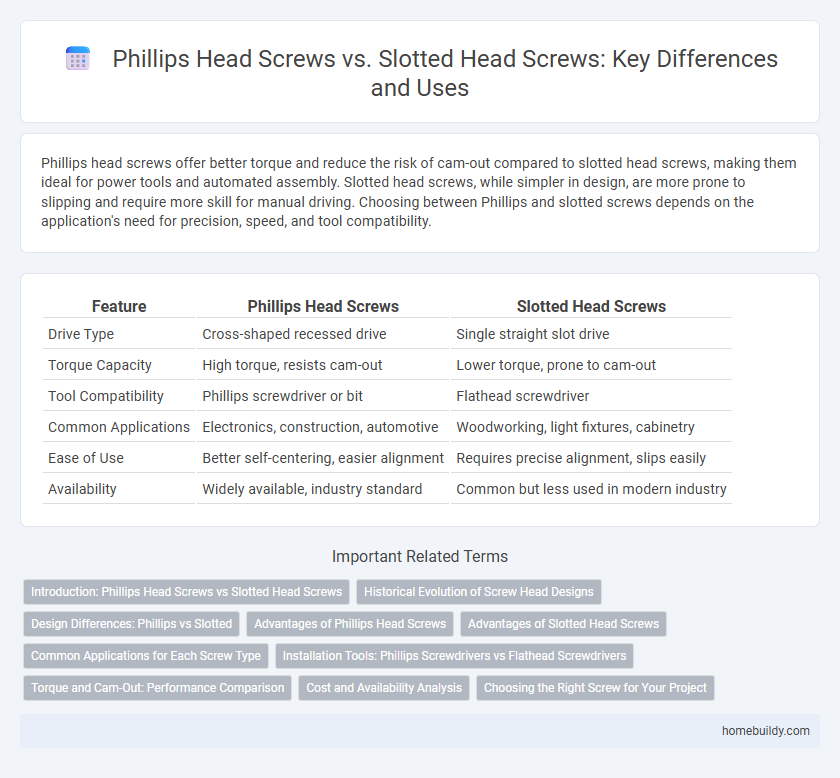Phillips Head Screws vs. Slotted Head Screws: Key Differences and Uses