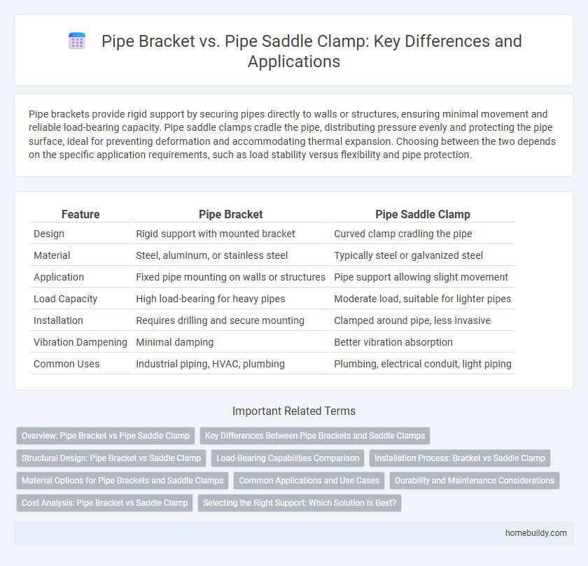Pipe Bracket vs. Pipe Saddle Clamp: Key Differences and Applications