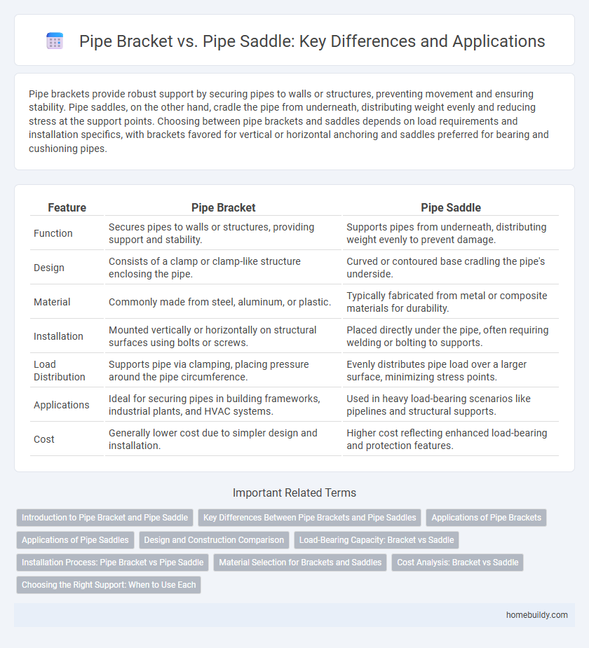 Pipe Bracket vs. Pipe Saddle: Key Differences and Applications