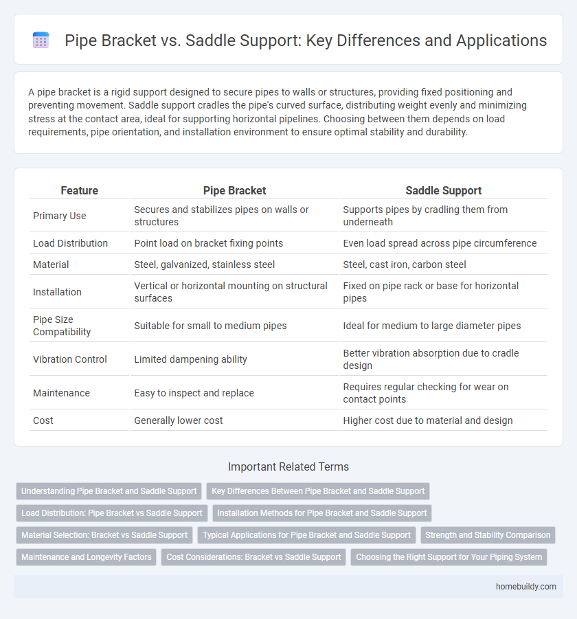 Pipe Bracket vs. Saddle Support: Key Differences and Applications
