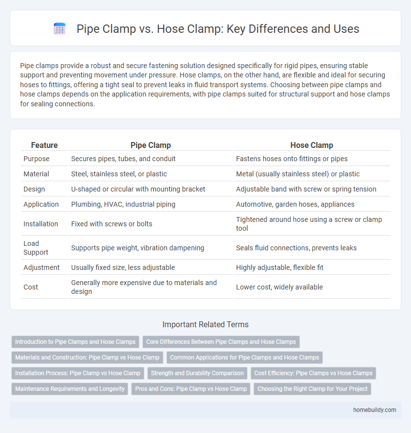 Pipe Clamp vs. Hose Clamp: Key Differences and Uses