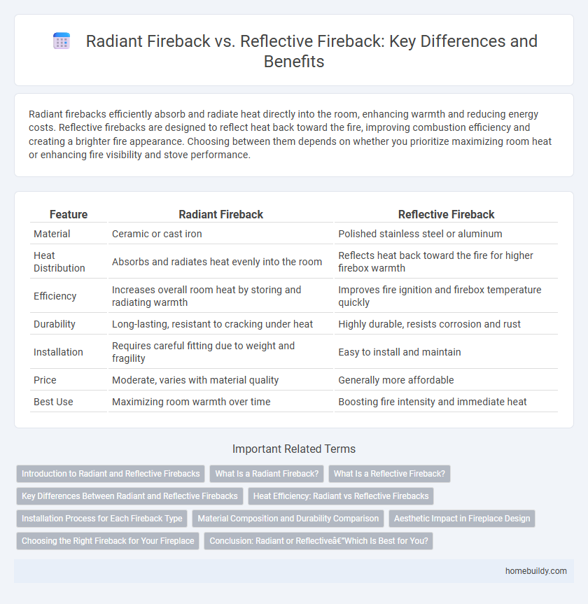 Radiant Fireback vs. Reflective Fireback: Key Differences and Benefits