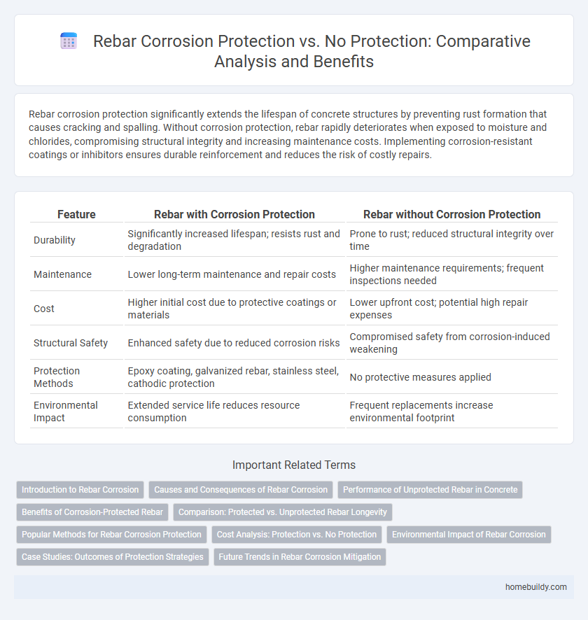 Rebar Corrosion Protection vs. No Protection: Comparative Analysis and Benefits