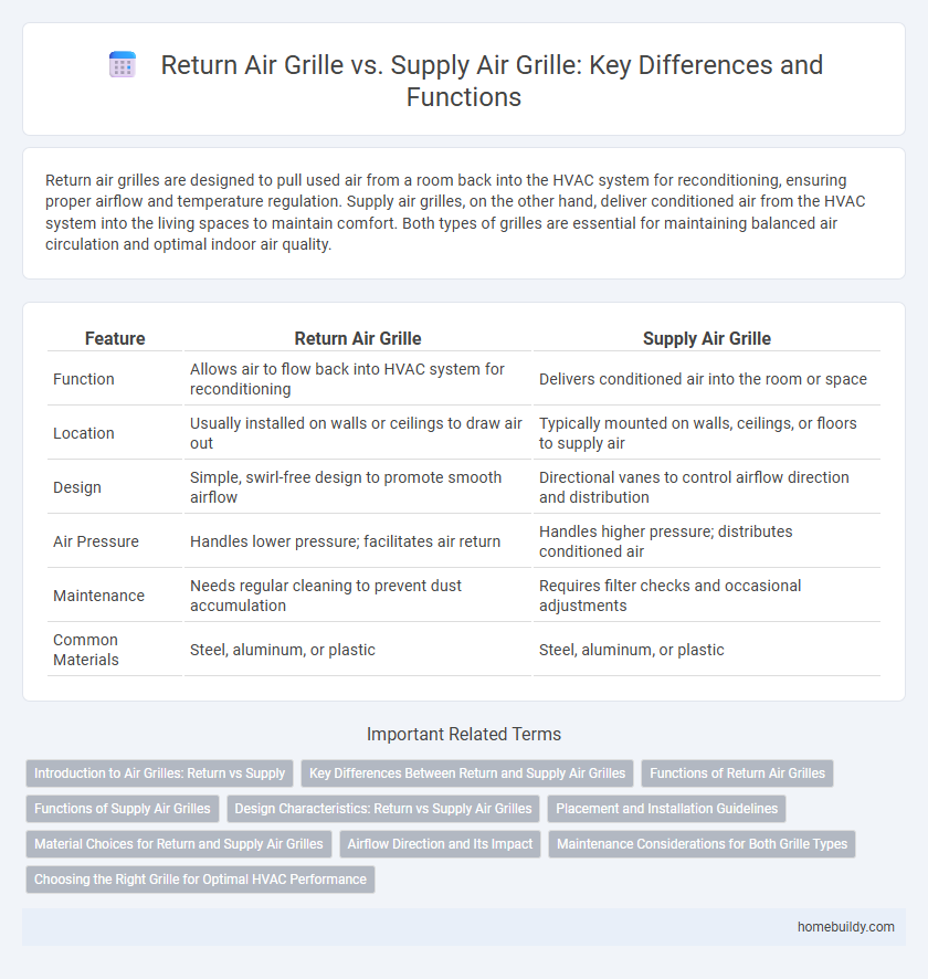 Return Air Grille vs. Supply Air Grille: Key Differences and Functions