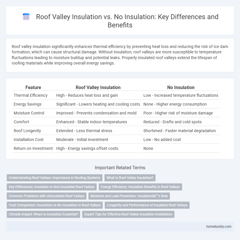 Roof Valley Insulation vs. No Insulation: Key Differences and Benefits