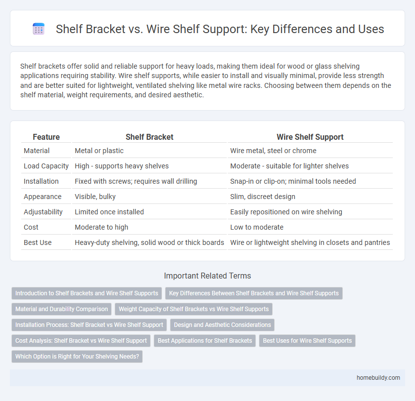 Shelf Bracket vs. Wire Shelf Support: Key Differences and Uses
