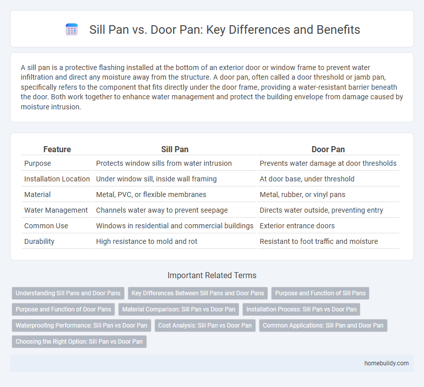 Sill Pan vs. Door Pan: Key Differences and Benefits