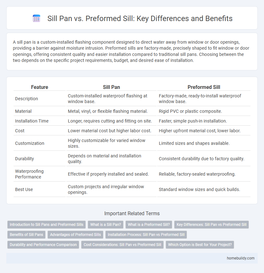 Sill Pan vs. Preformed Sill: Key Differences and Benefits