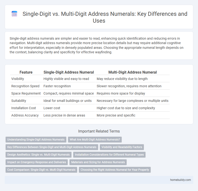 Single-Digit vs. Multi-Digit Address Numerals: Key Differences and Uses