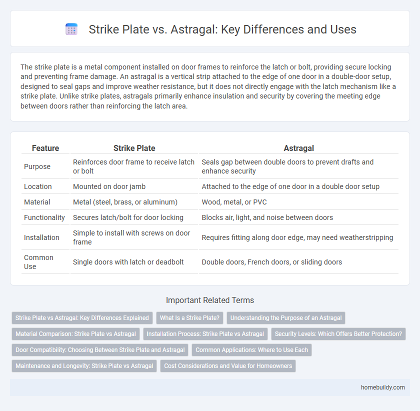 Strike Plate vs. Astragal: Key Differences and Uses