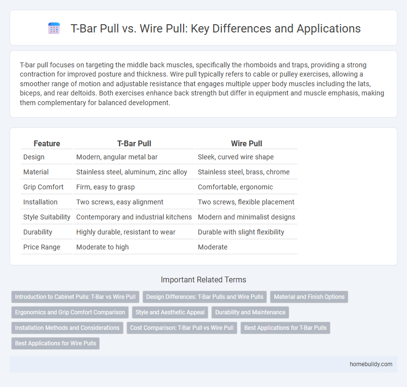 T-Bar Pull vs. Wire Pull: Key Differences and Applications