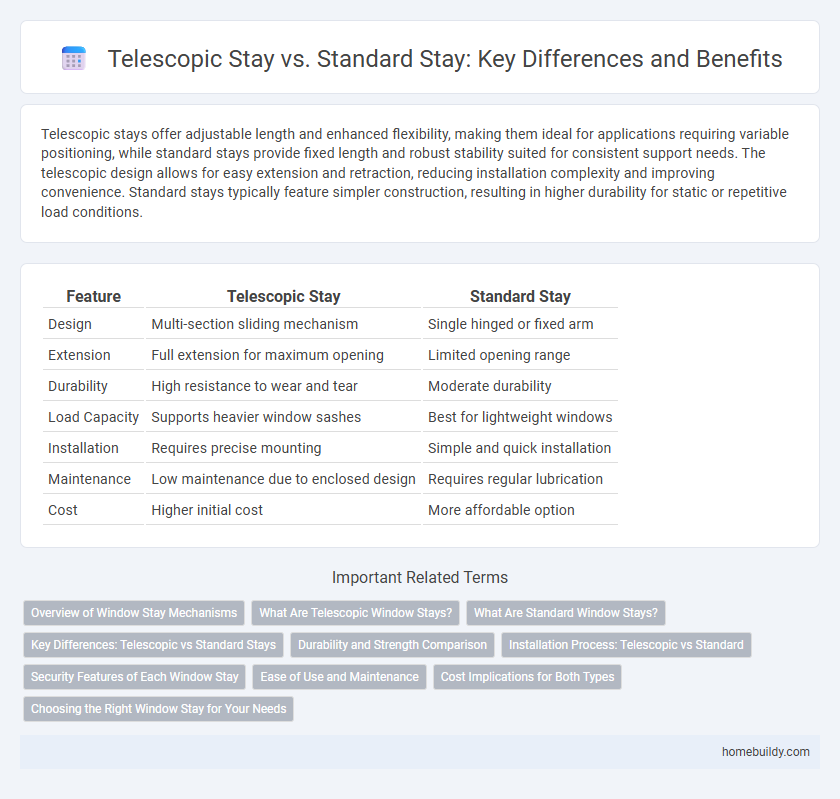 Telescopic Stay vs. Standard Stay: Key Differences and Benefits