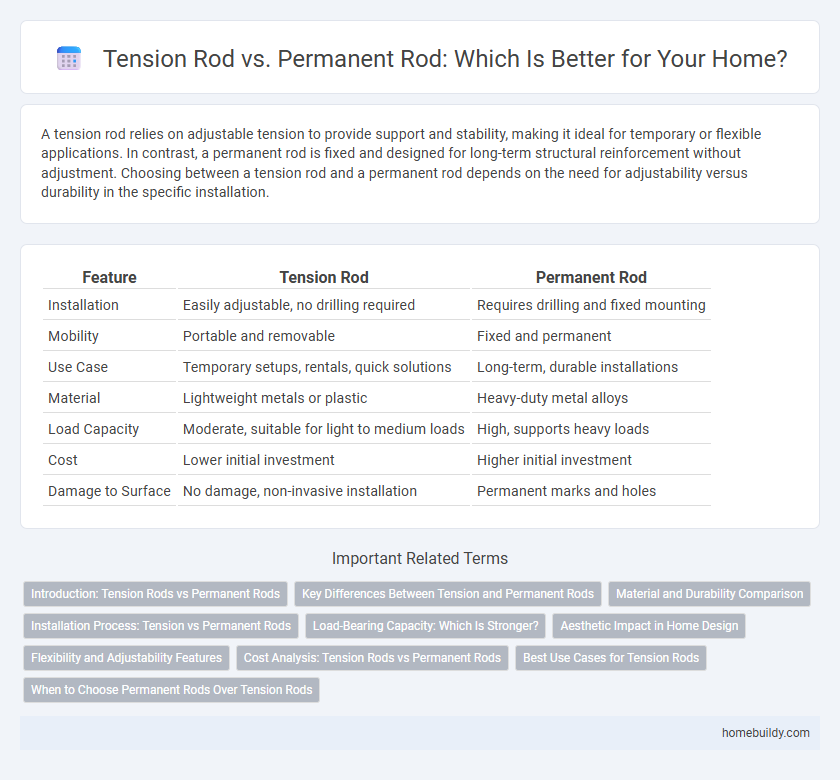 Tension Rod vs. Permanent Rod: Which Is Better for Your Home?