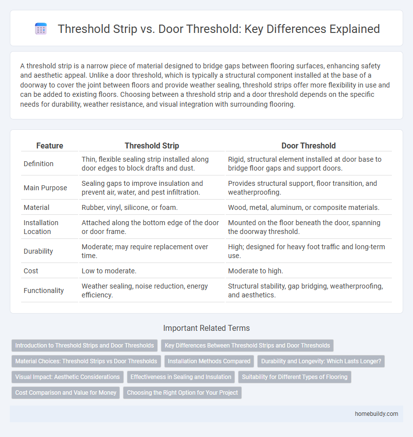 Threshold Strip vs. Door Threshold: Key Differences Explained