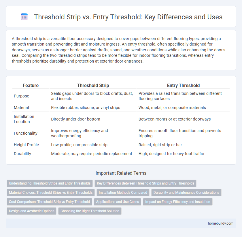 Threshold Strip vs. Entry Threshold: Key Differences and Uses