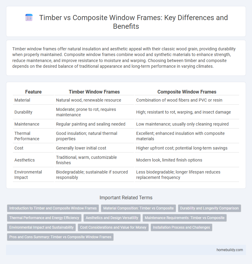 Timber vs Composite Window Frames: Key Differences and Benefits