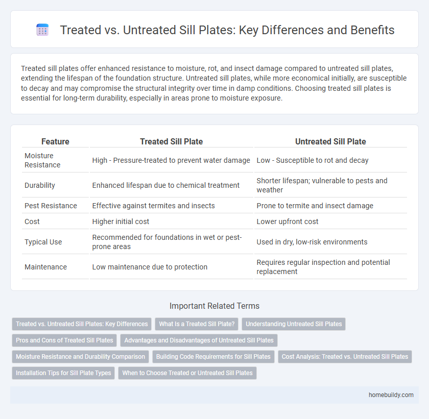 Treated vs. Untreated Sill Plates: Key Differences and Benefits