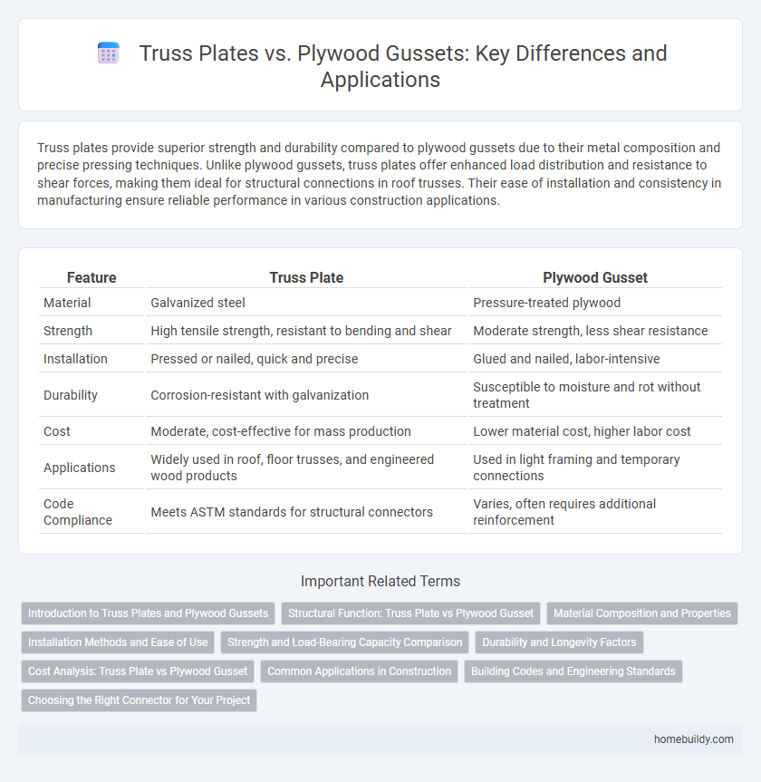 Truss Plates vs. Plywood Gussets: Key Differences and Applications