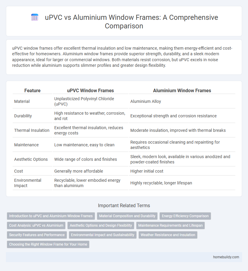 uPVC vs Aluminium Window Frames: A Comprehensive Comparison