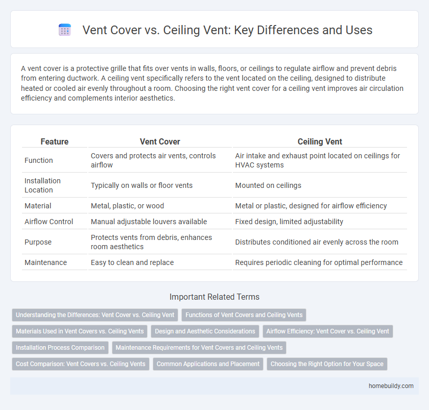 Vent Cover vs. Ceiling Vent: Key Differences and Uses