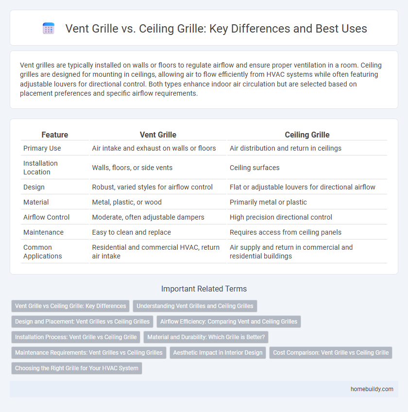 Vent Grille vs. Ceiling Grille: Key Differences and Best Uses