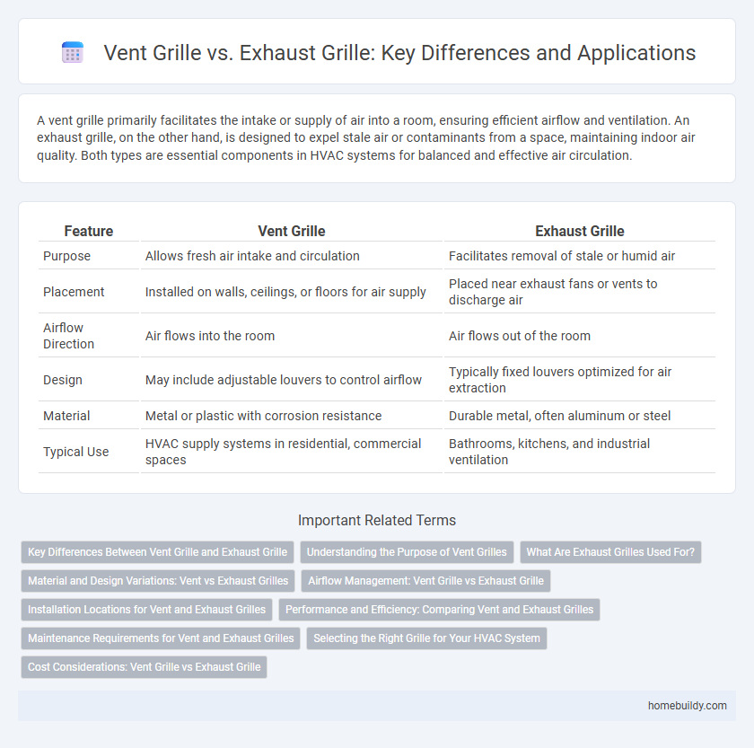 Vent Grille vs. Exhaust Grille: Key Differences and Applications