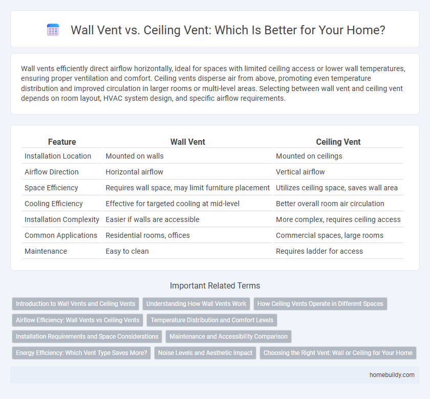 Wall Vent vs. Ceiling Vent: Which Is Better for Your Home?