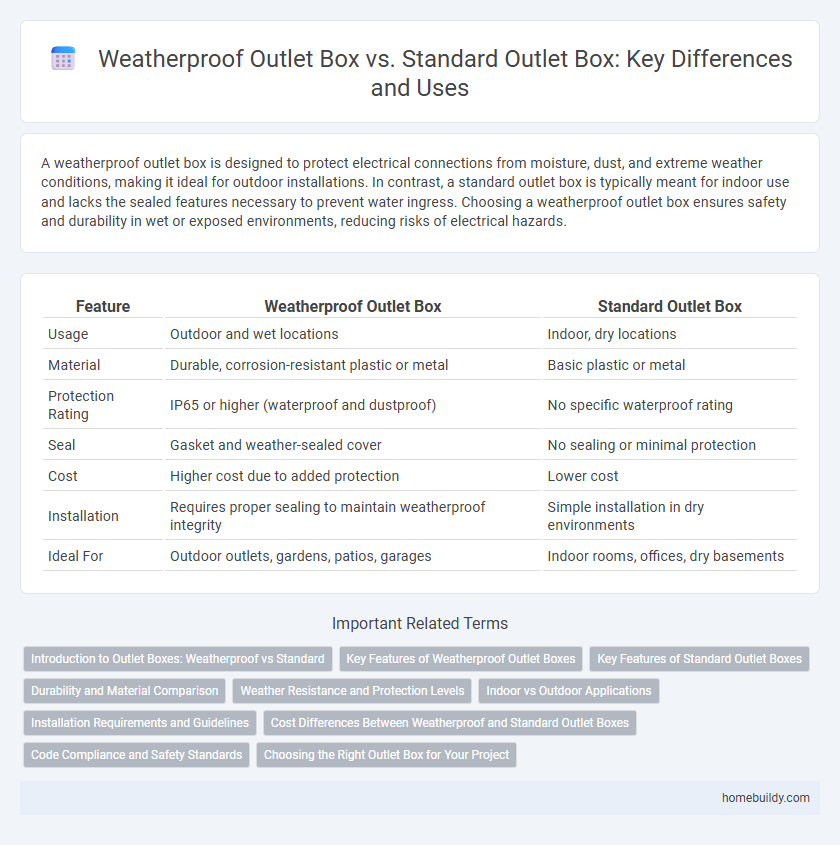 Weatherproof Outlet Box vs. Standard Outlet Box: Key Differences and Uses