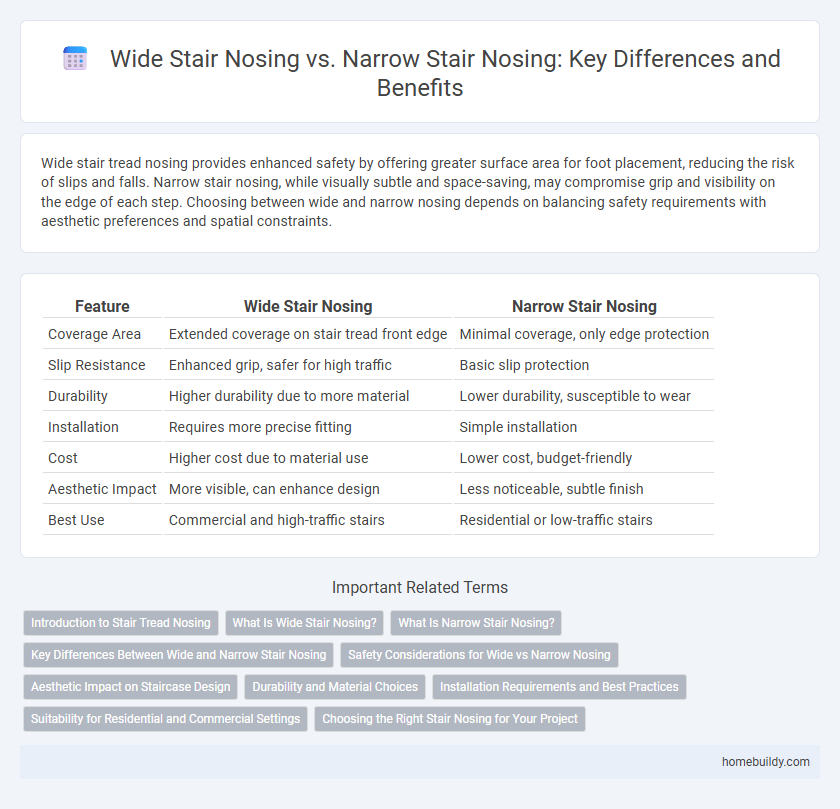 Wide Stair Nosing vs. Narrow Stair Nosing: Key Differences and Benefits