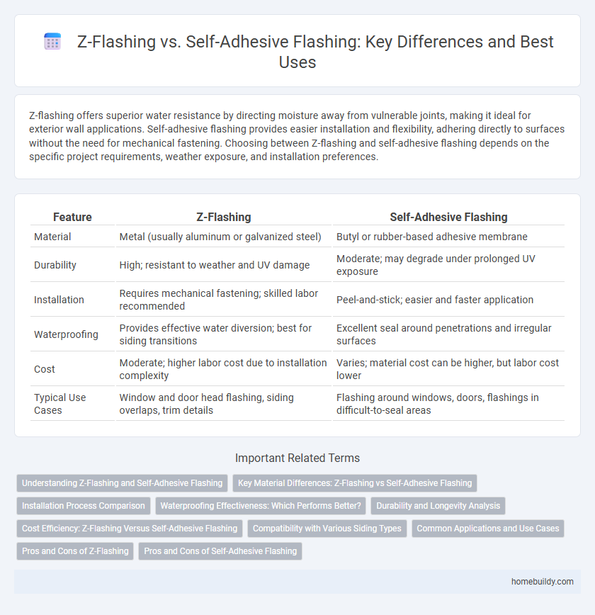 Z-Flashing vs. Self-Adhesive Flashing: Key Differences and Best Uses