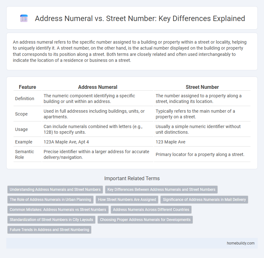 Address Numeral vs. Street Number: Key Differences Explained