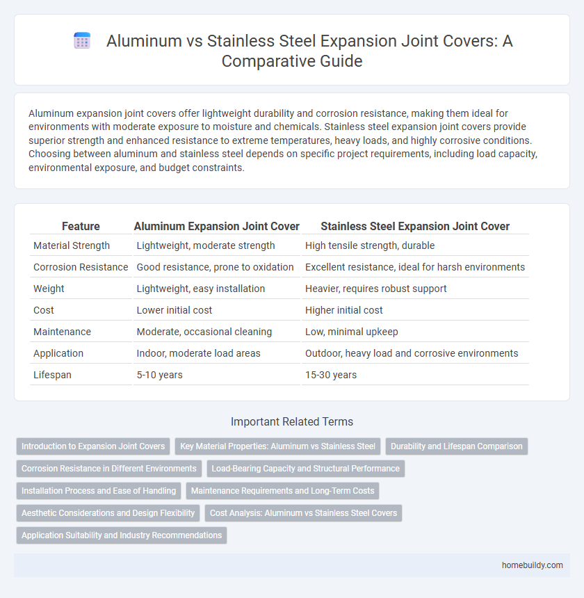 Aluminum vs Stainless Steel Expansion Joint Covers: A Comparative Guide