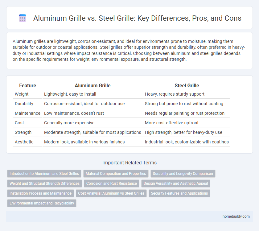 Aluminum Grille vs. Steel Grille: Key Differences, Pros, and Cons