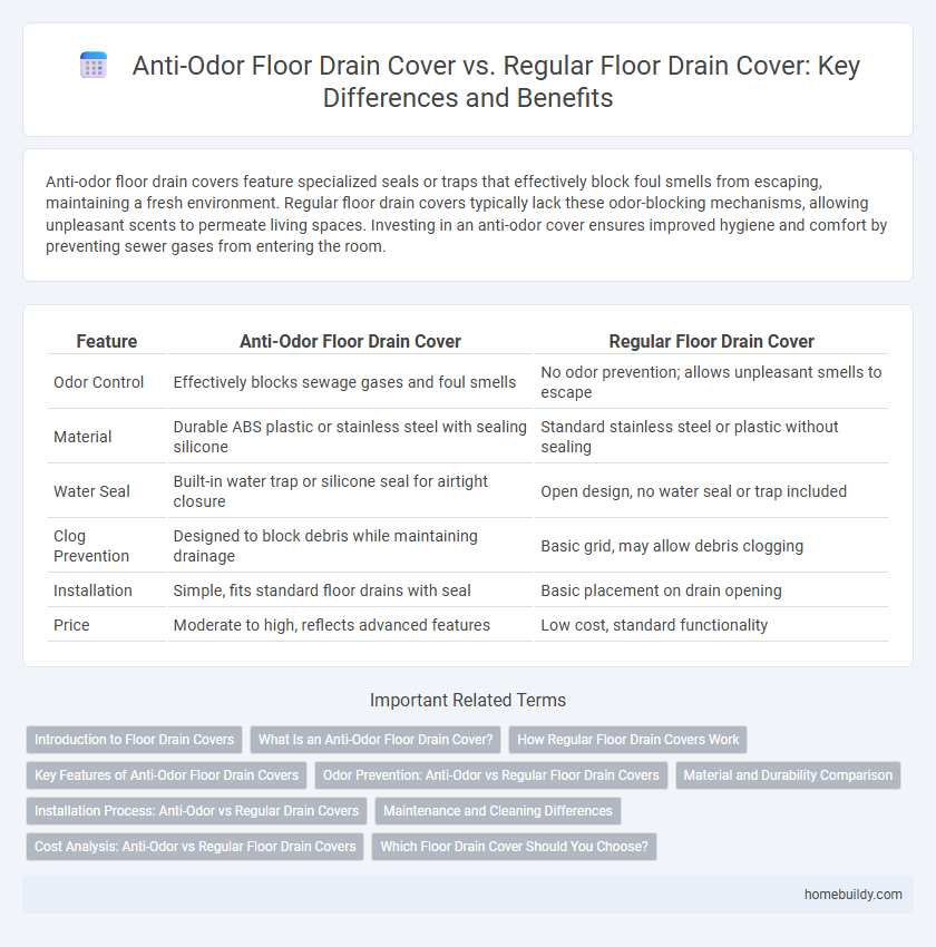 Anti-Odor Floor Drain Cover vs. Regular Floor Drain Cover: Key Differences and Benefits
