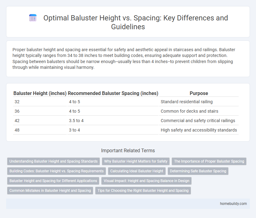 Optimal Baluster Height vs. Spacing: Key Differences and Guidelines