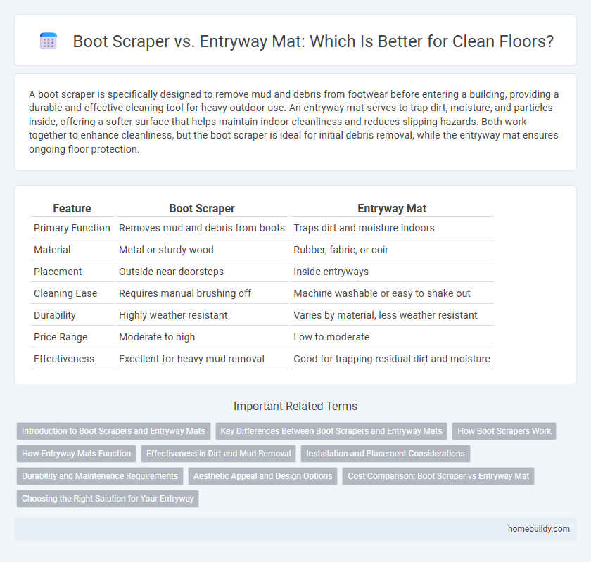 Boot Scraper vs. Entryway Mat: Which Is Better for Clean Floors?
