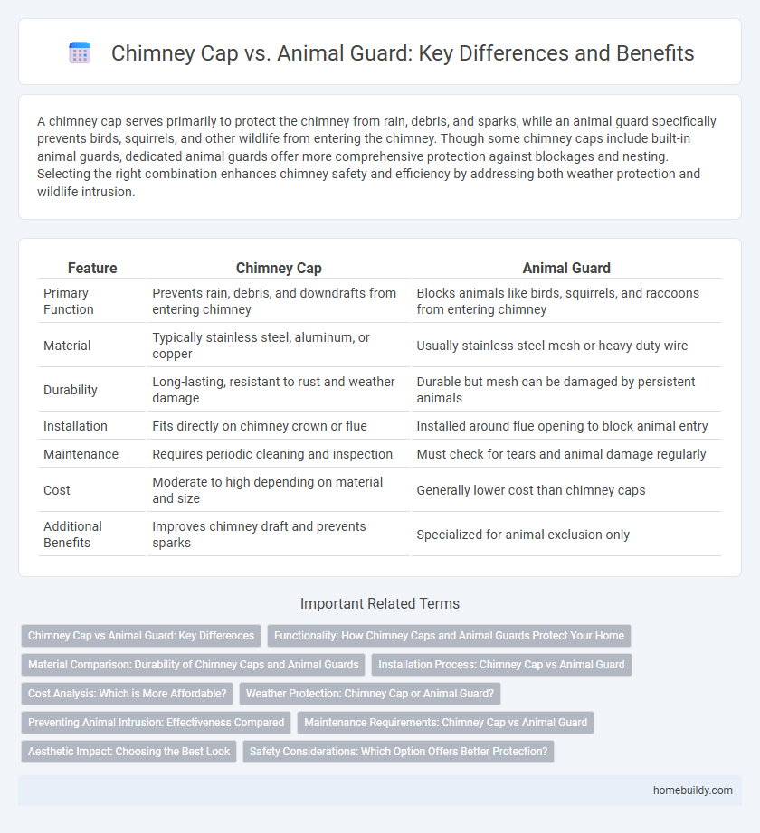 Chimney Cap vs. Animal Guard: Key Differences and Benefits