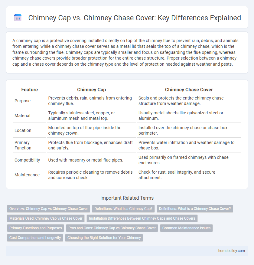 Chimney Cap vs. Chimney Chase Cover: Key Differences Explained
