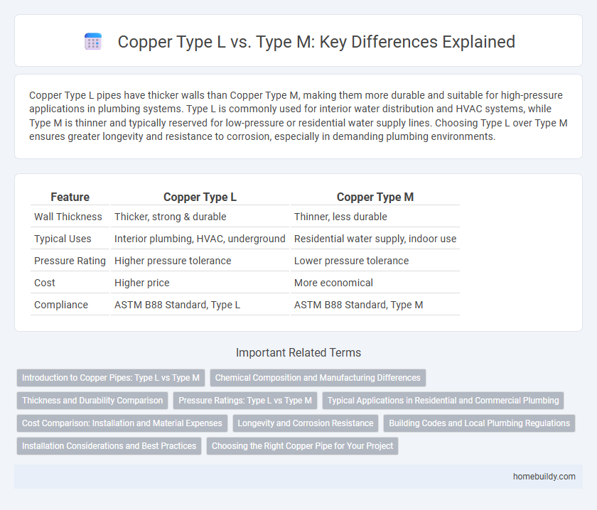 Copper Type L vs. Type M: Key Differences Explained