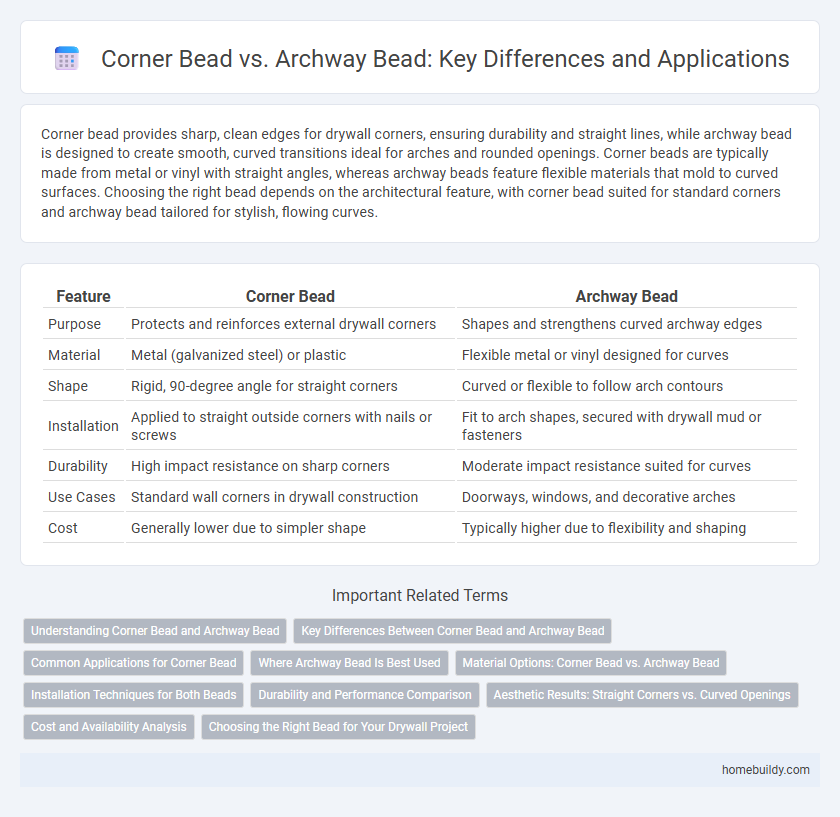 Corner Bead vs. Archway Bead: Key Differences and Applications