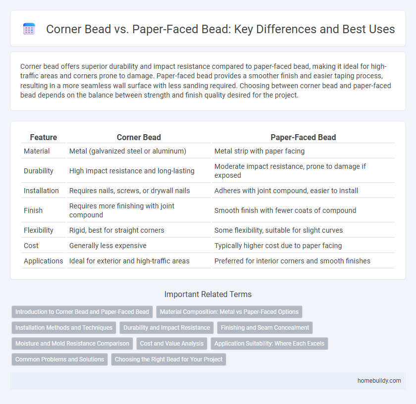Corner Bead vs. Paper-Faced Bead: Key Differences and Best Uses