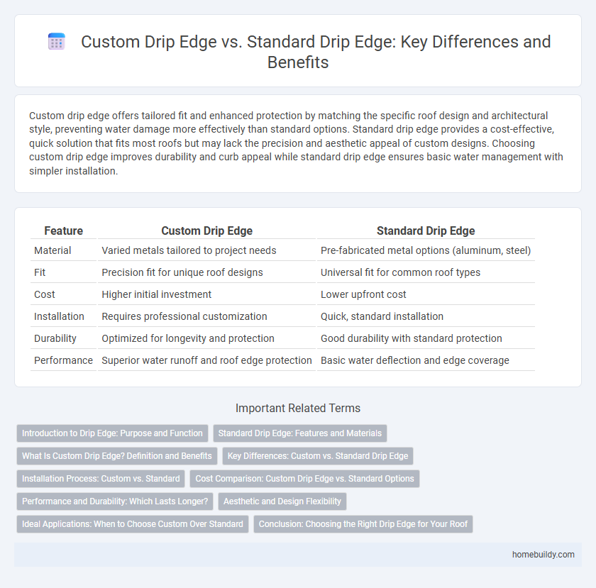 Custom Drip Edge vs. Standard Drip Edge: Key Differences and Benefits