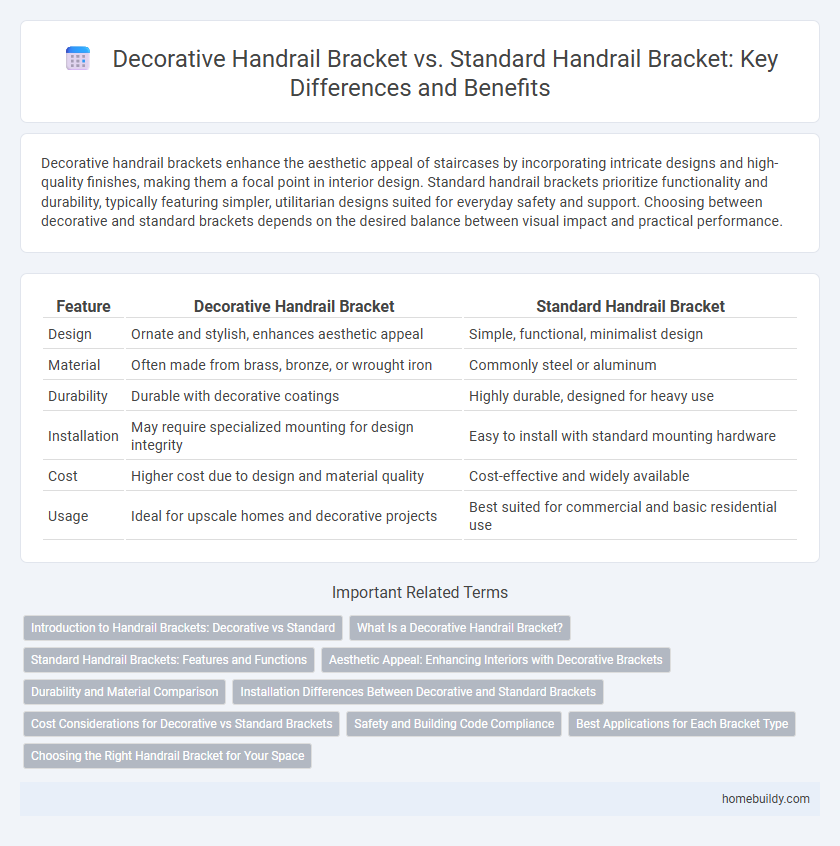 Decorative Handrail Bracket vs. Standard Handrail Bracket: Key Differences and Benefits