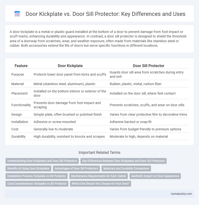Door Kickplate vs. Door Sill Protector: Key Differences and Uses