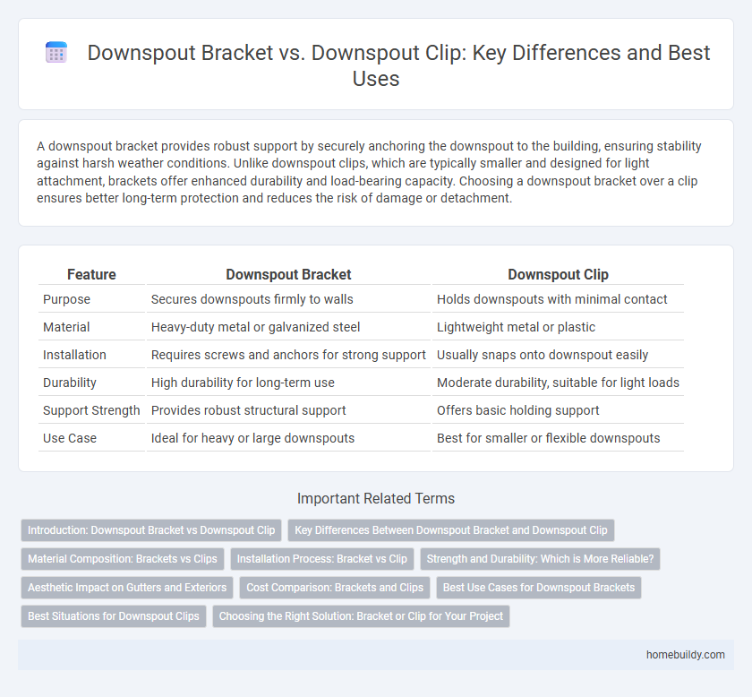Downspout Bracket vs. Downspout Clip: Key Differences and Best Uses