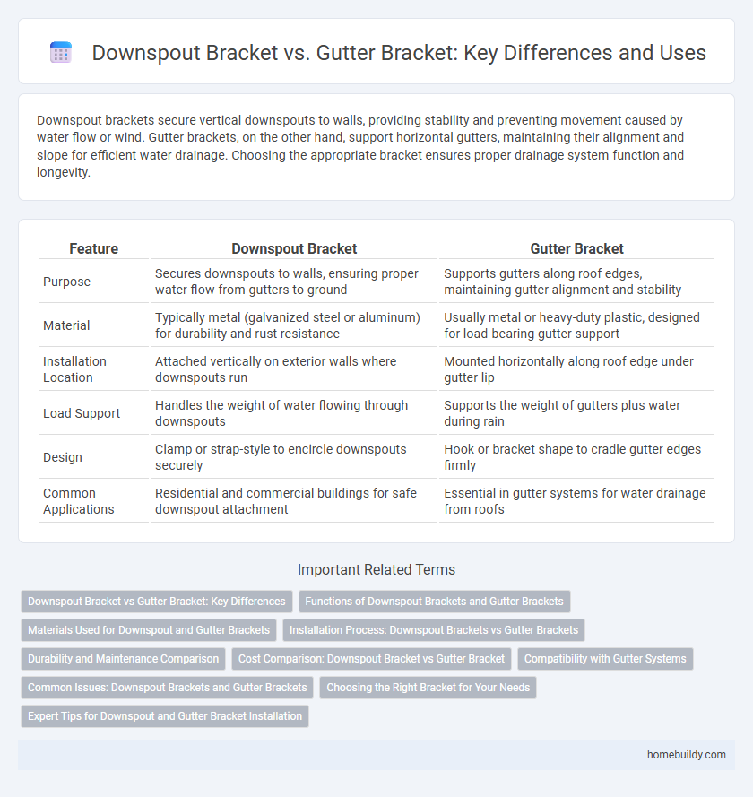 Downspout Bracket vs. Gutter Bracket: Key Differences and Uses