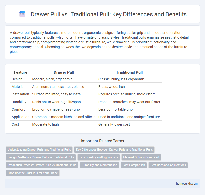 Drawer Pull vs. Traditional Pull: Key Differences and Benefits