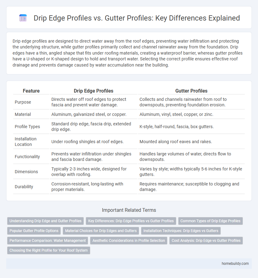 Drip Edge Profiles vs. Gutter Profiles: Key Differences Explained