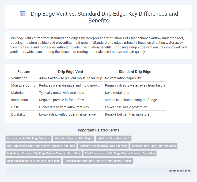 Drip Edge Vent vs. Standard Drip Edge: Key Differences and Benefits