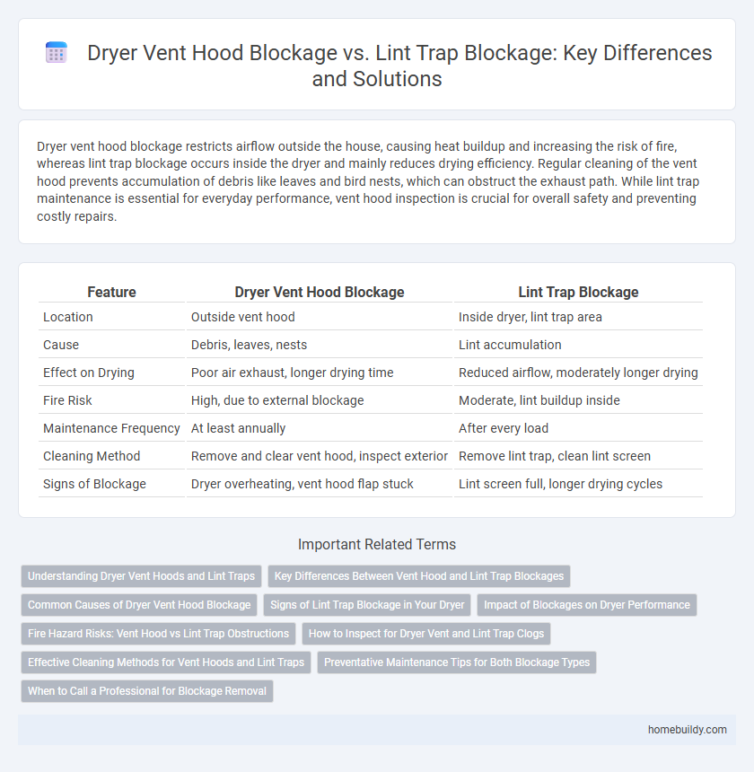 Dryer Vent Hood Blockage vs. Lint Trap Blockage: Key Differences and Solutions